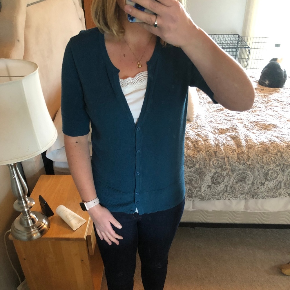 Short-Sleeve Sweater